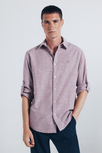 Springfield Camisa algodón slub