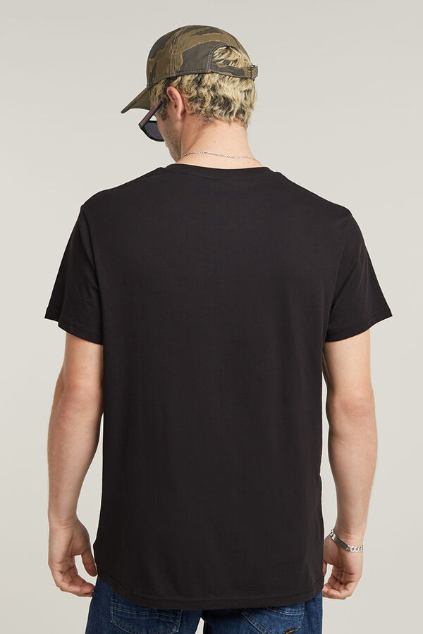 G-STAR Camiseta manga corta de algod&oacute;n ecol&oacute;gico negro