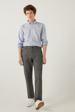 Springfield Chemise dobby bleut&eacute;