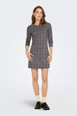 Springfield Short dress with 3/4-length sleeves grey