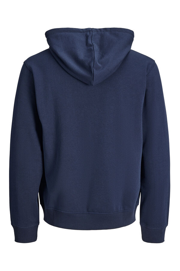 Jack & Jones Sudadera con cremallera relaxed azul