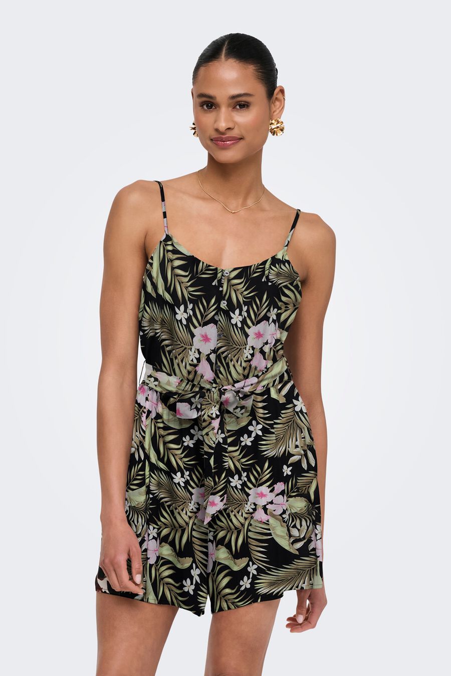 Mono corto estampado floral