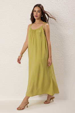 Vestido largo de tirantes