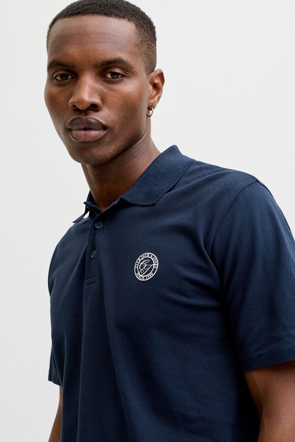 Jack & Jones Polo regular fit logo Plava