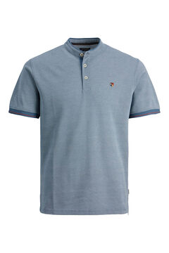 Jack & Jones Polo de cuello mao azul