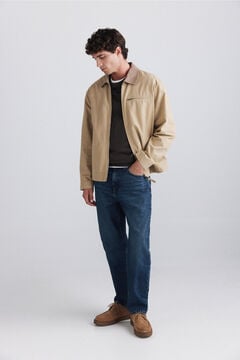 Springfield Washed cotton contrast jacket
