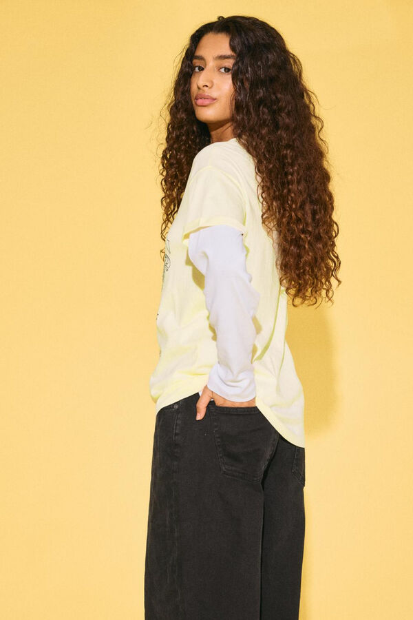 Noisy May T-shirt with back print printed