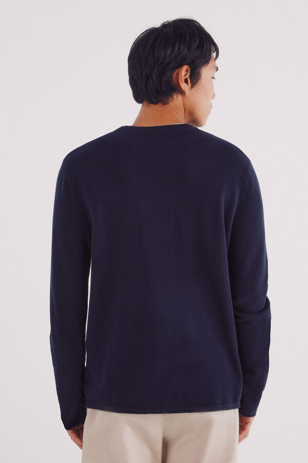 Springfield Textured jumper blue