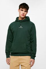 Springfield Plain logo hoodie green