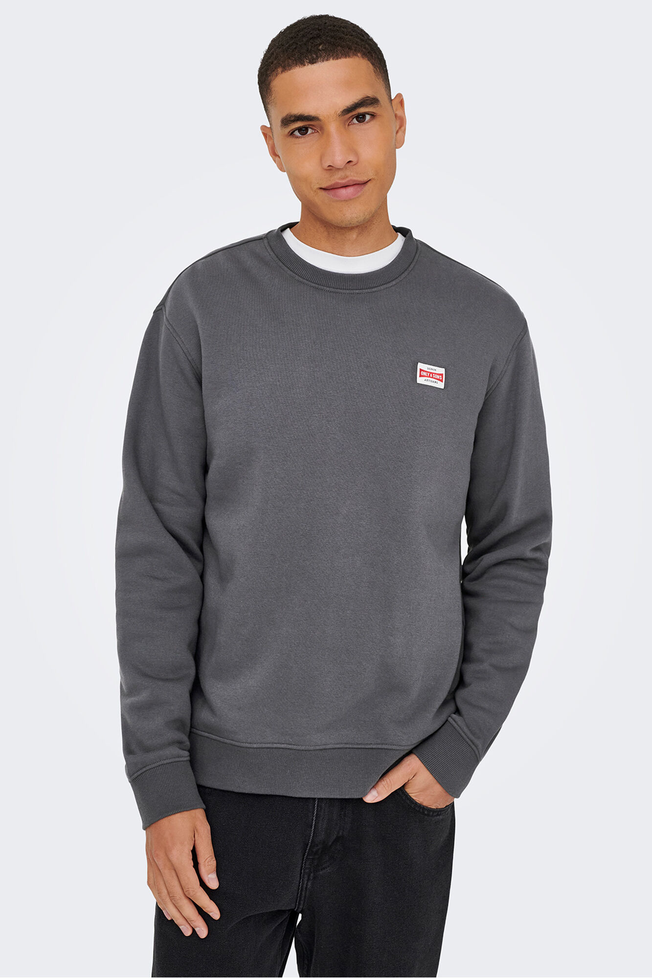 Only & Sons Sudadera con detalle frontal