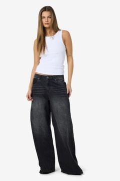 Noisy May Camiseta b&aacute;sica estilo nadadora