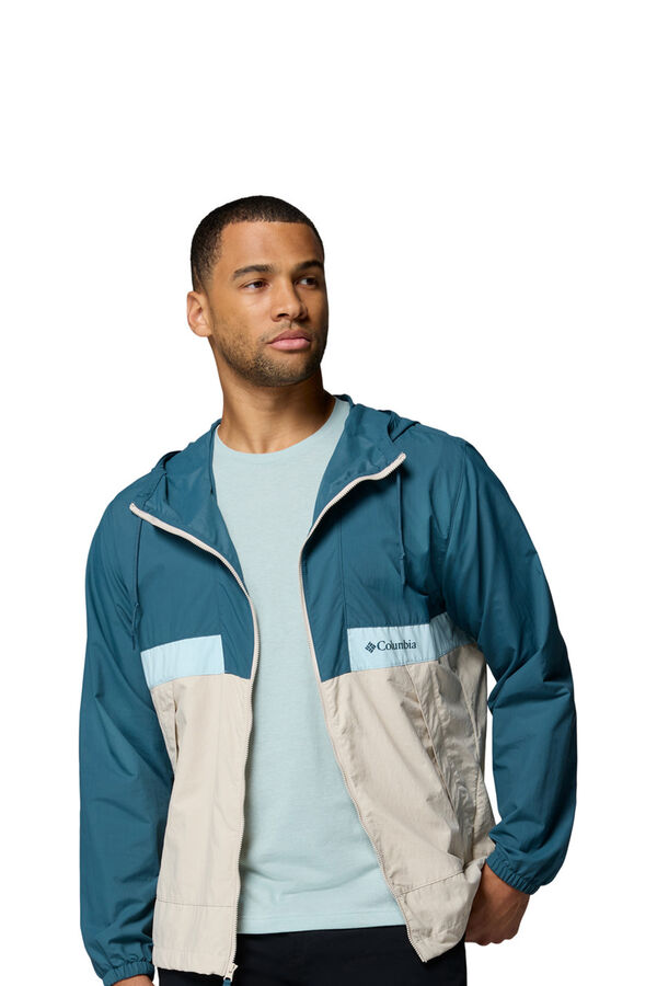 Columbia Hooded windbreaker blue