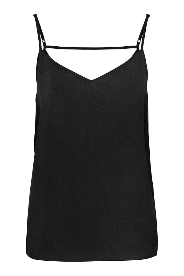 Only V-neck strappy top noir