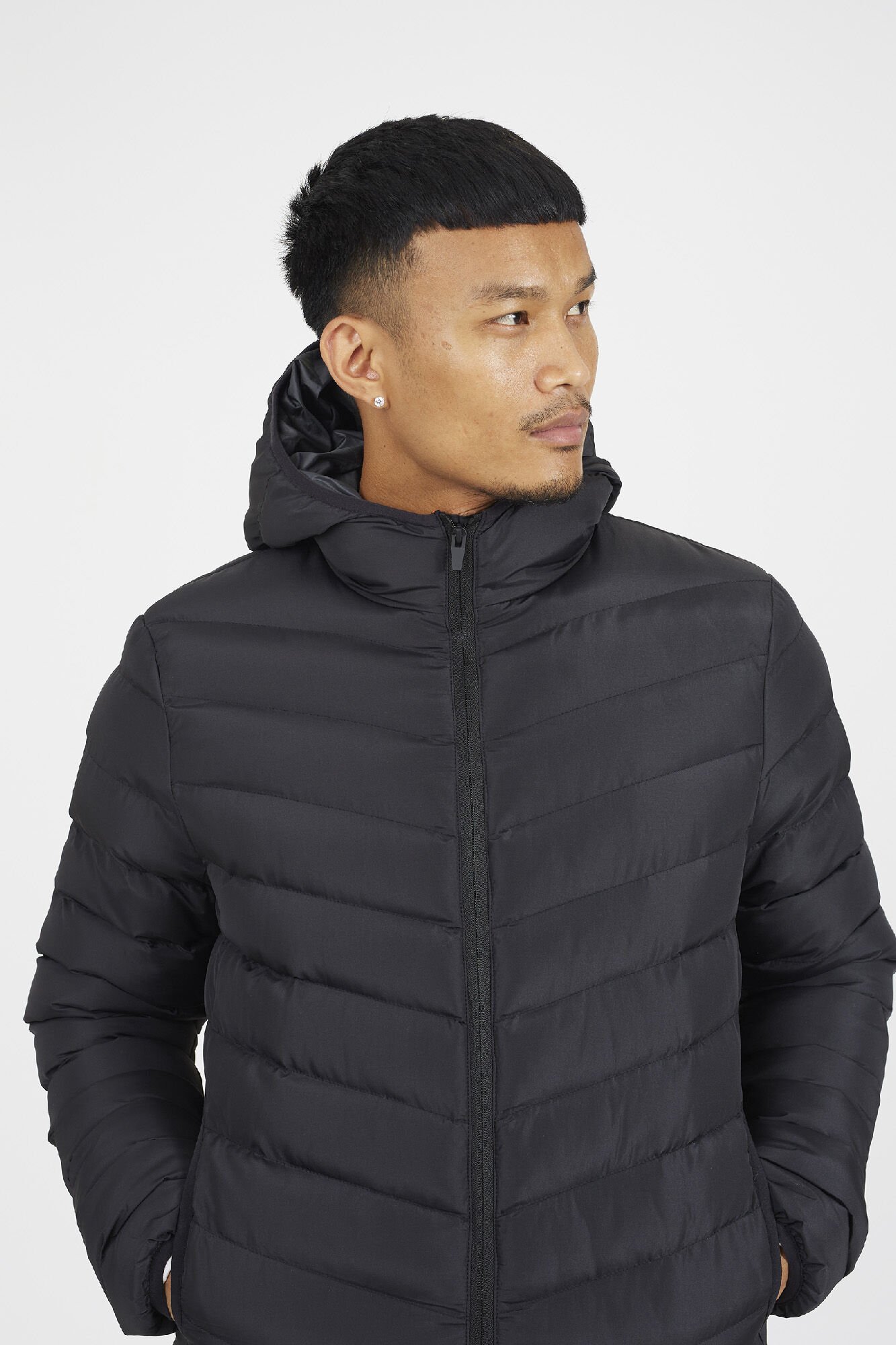 Brave Soul Casaco acolchoado com capuz