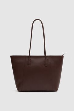 Inside Bolso shopper con efecto piel