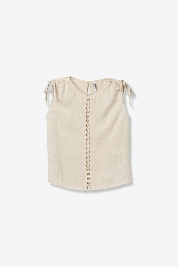 Tiffosi Top with bows marron