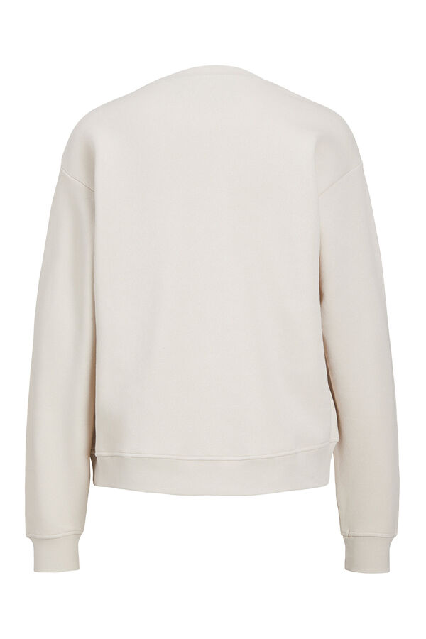 Jack & Jones Sudadera regular cuello redondo gris