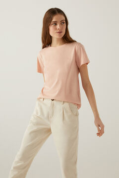 Springfield T-shirt coton biologique rose