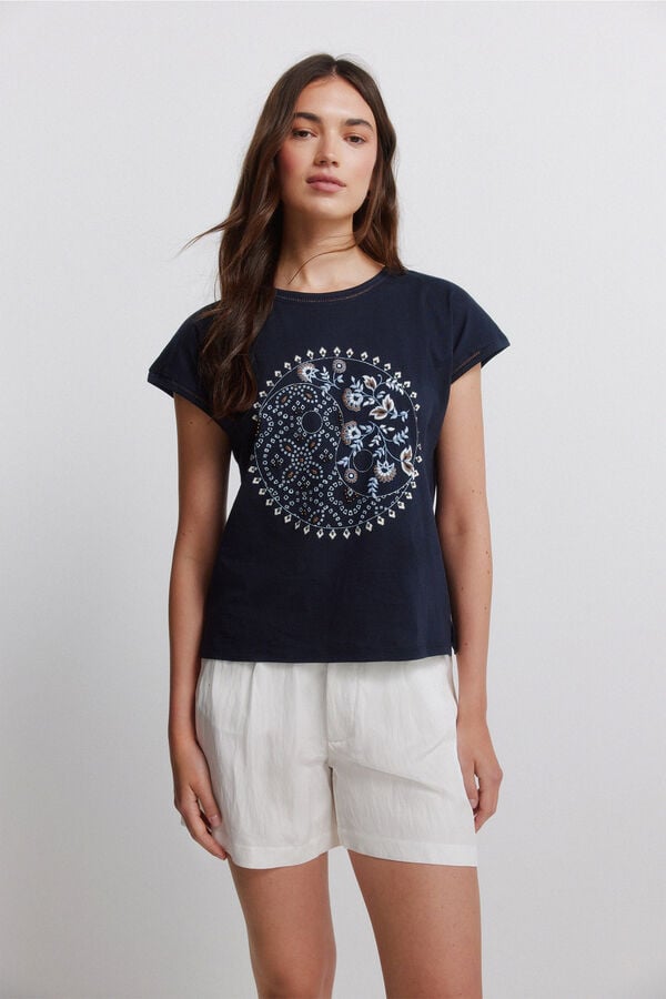 Springfield Bermuda &agrave; pinces beige