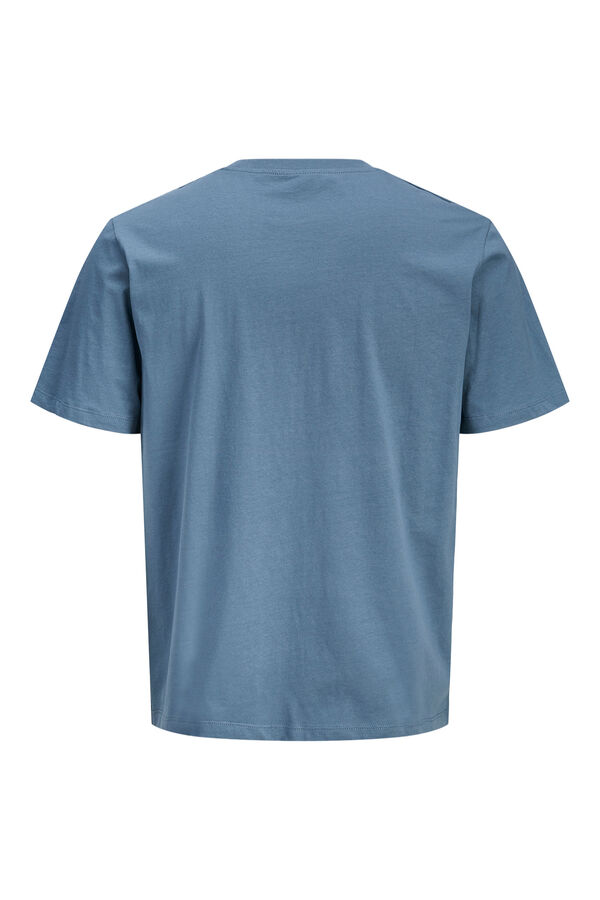 Jack & Jones Printed cotton T-shirt grey