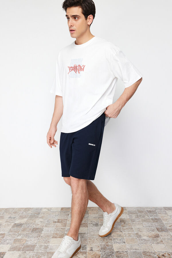 Trendyol Bermudas tipo jogger azul