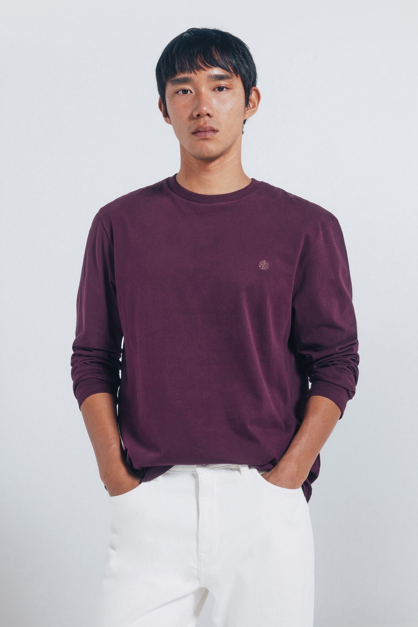 Springfield Basic long sleeve T-shirt with a soft finish