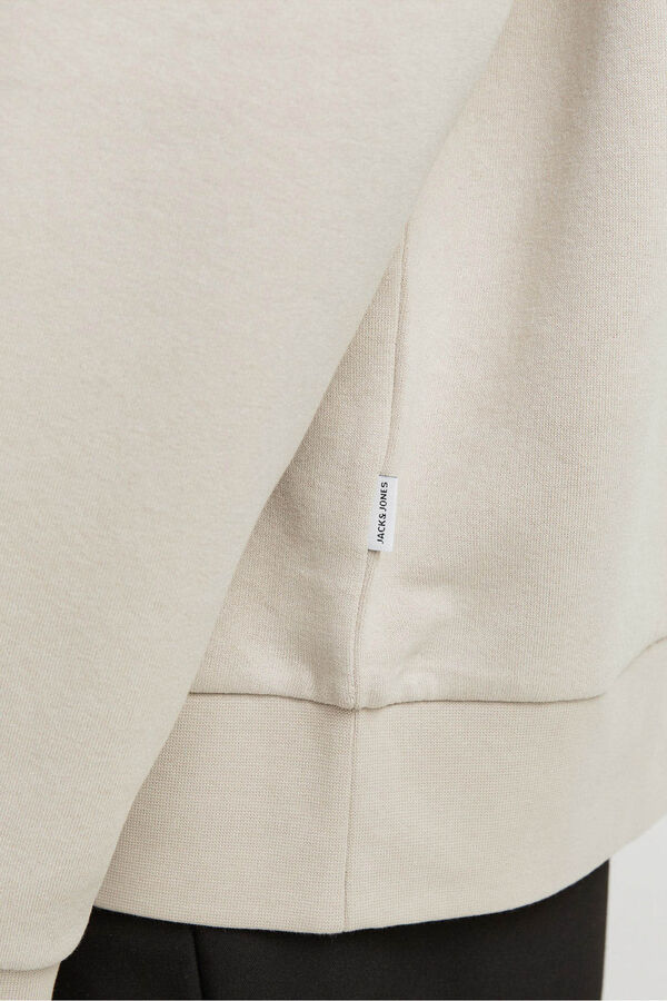 Jack & Jones Sudadera tipo polo gris