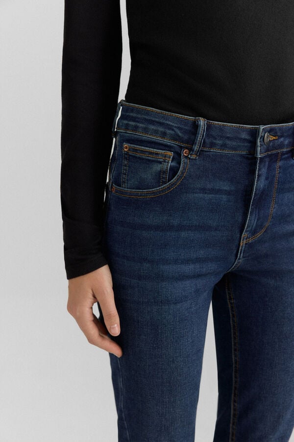 Springfield Jeans skinny push up azul