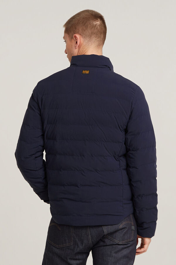 G-STAR Jaqueta acolchoada com fecho de fecho-&eacute;clair azul