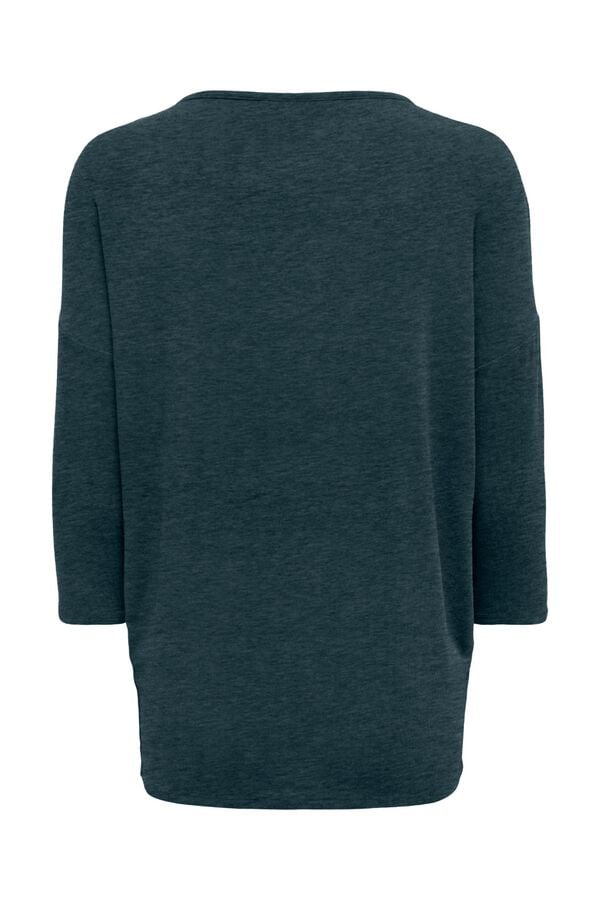 Only French sleeve T-shirt blue