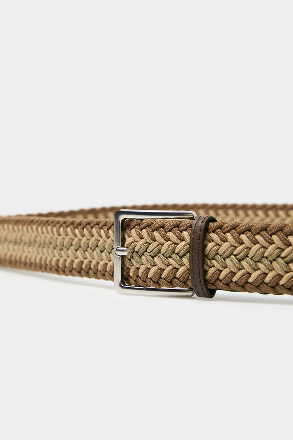 Springfield Two-tone woven belt camel