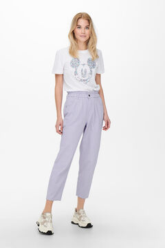 Springfield Pleated mom fit trousers gray