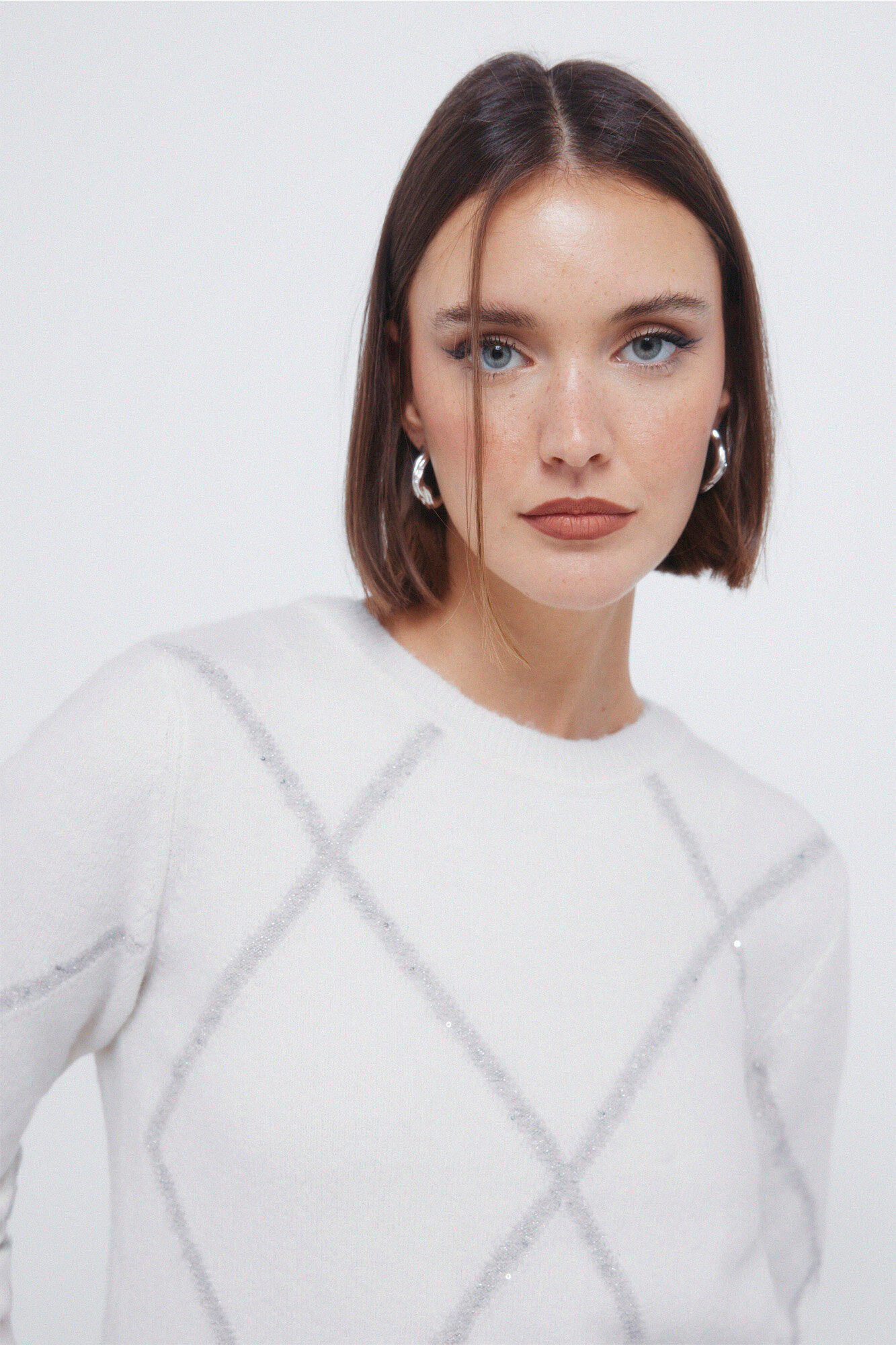 Springfield Sequined diamond jumper