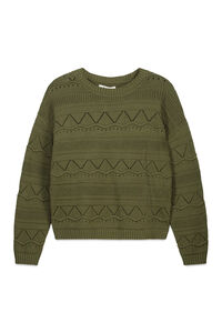 Springfield Pointelle jersey-knit jumper