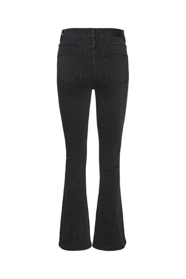 Springfield Flare Jeans gris oscuro