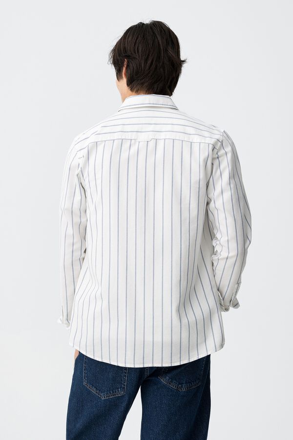 Tiffosi Camisa rayas azul