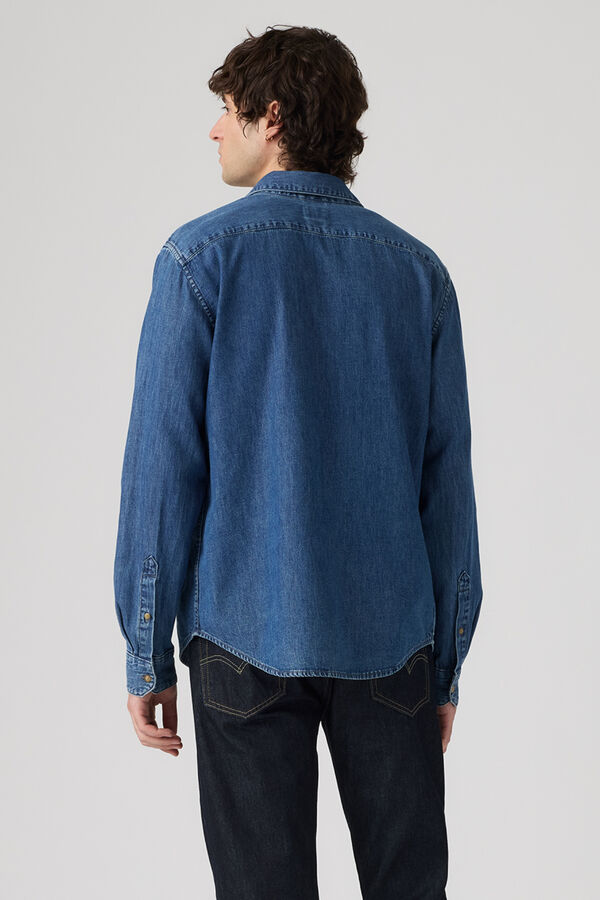 Levi's Denim shirt with buttons blue