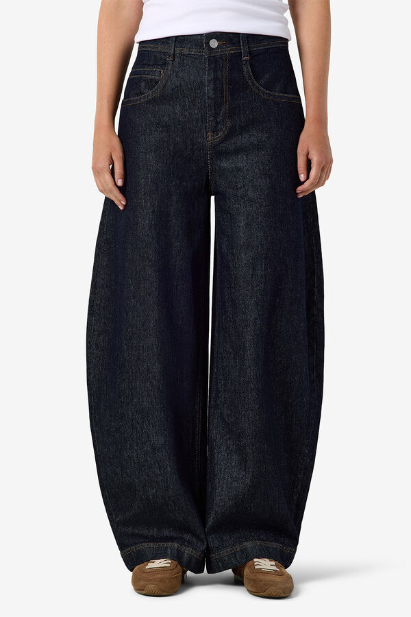 Noisy May Pantal&oacute;n vaquero pierna ancha azul