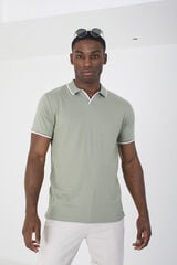 Springfield Polo shirt with contrast colour grey