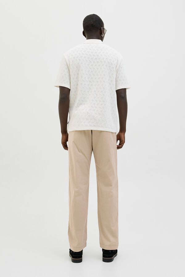 Jack & Jones Pantal&oacute;n estilo chino gris