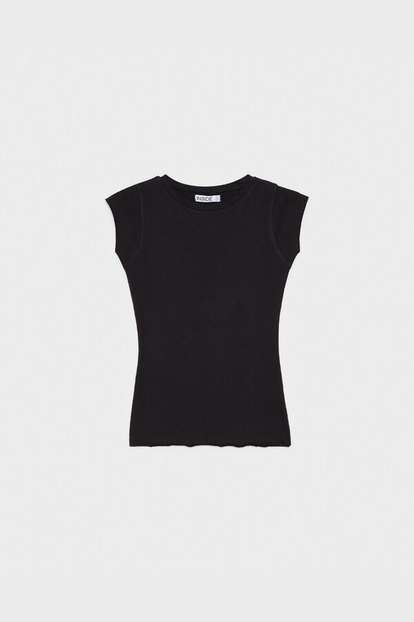 Inside Short-sleeved T-shirt black