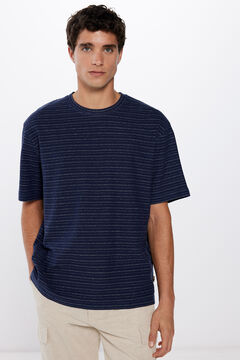 Springfield Rustic striped T-shirt blue