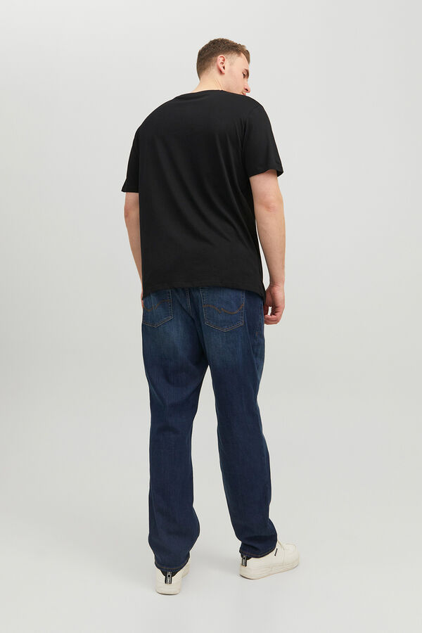 Jack & Jones PLUS Basic logo T-shirt black