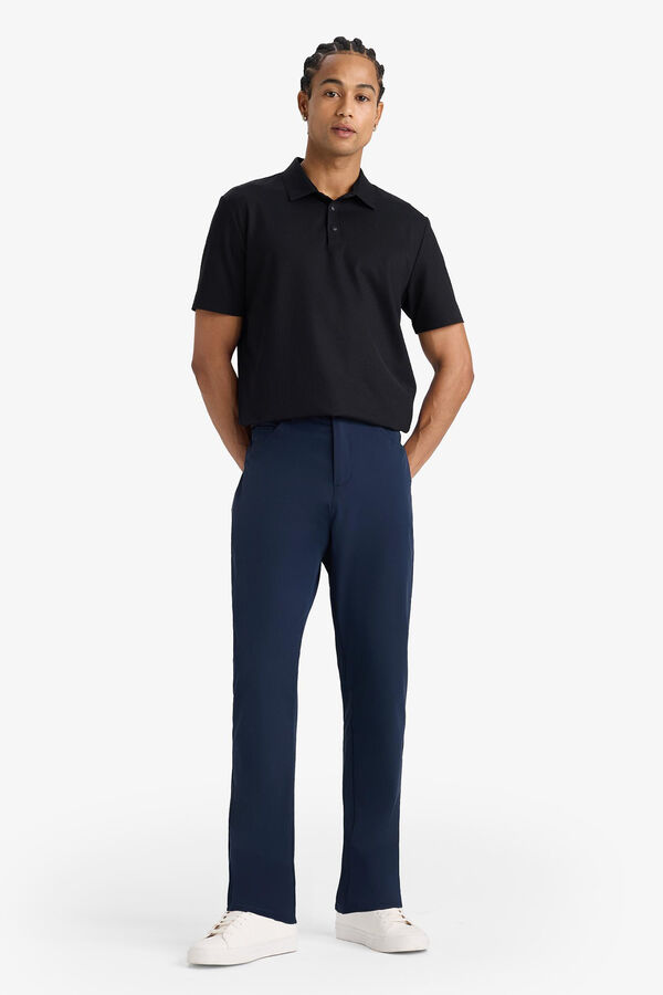 DeFacto Fitted sports trousers blue