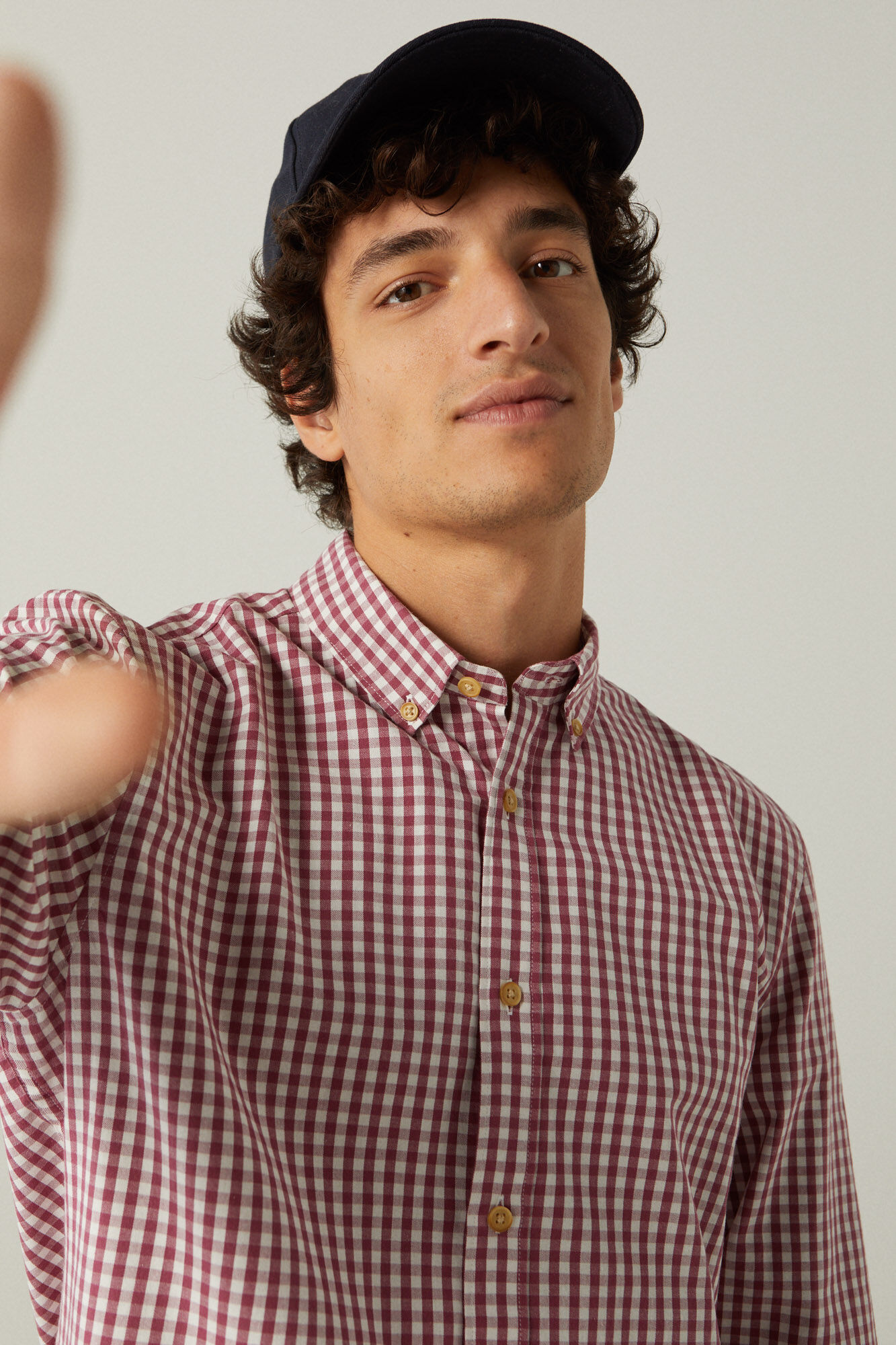 OXFORD SPRINGFIELD CAMISA de vestir para hombre blanca con puntos manga  larga S EUR 16,16 - PicClick FR