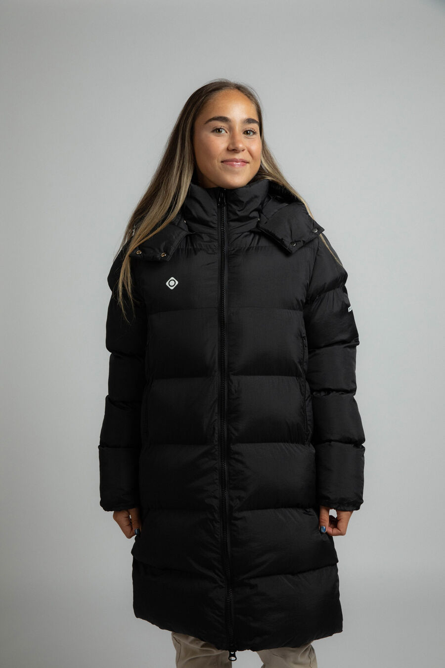 Abrigo largo de fibra