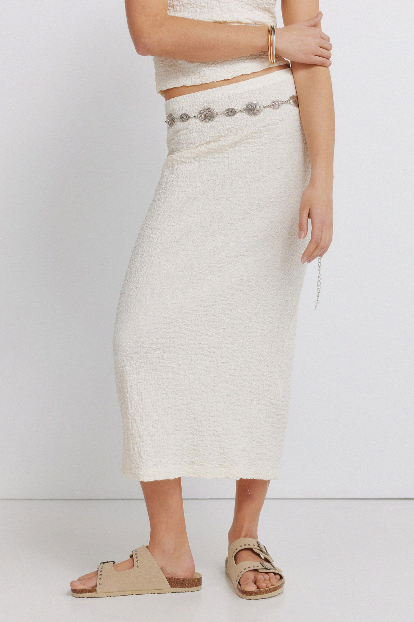 Springfield Midi structured skirt