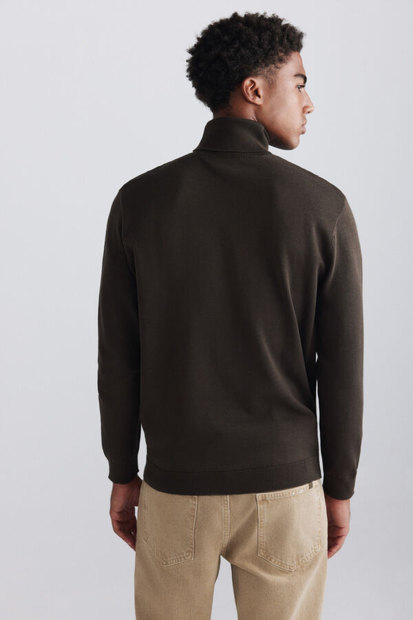 Springfield Funnel neck basic jumper nude