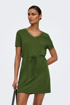 JDY Vestido corto lurex