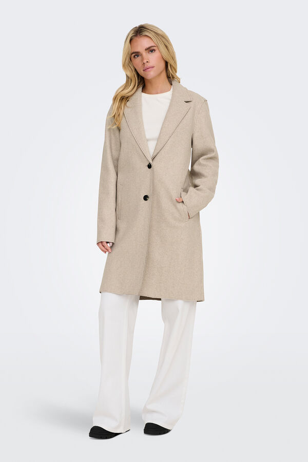 Only Midi - Mantel  Beige